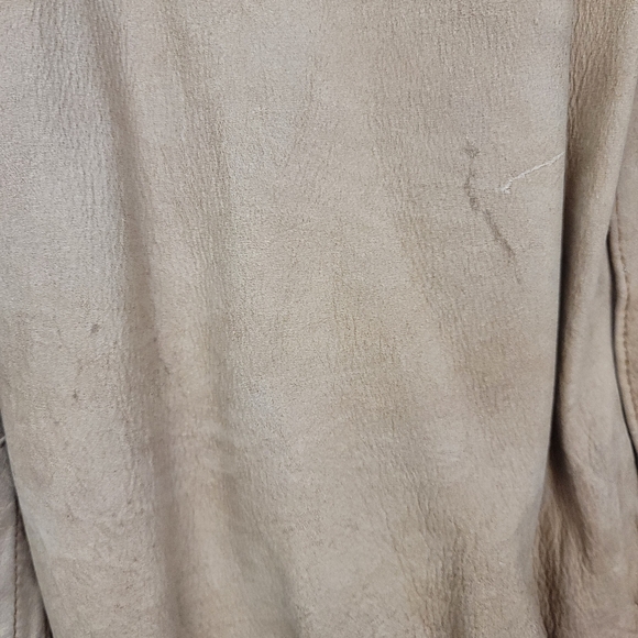 Vintage Marlboro Tan Leather Jacket size S - Picture 8 of 12